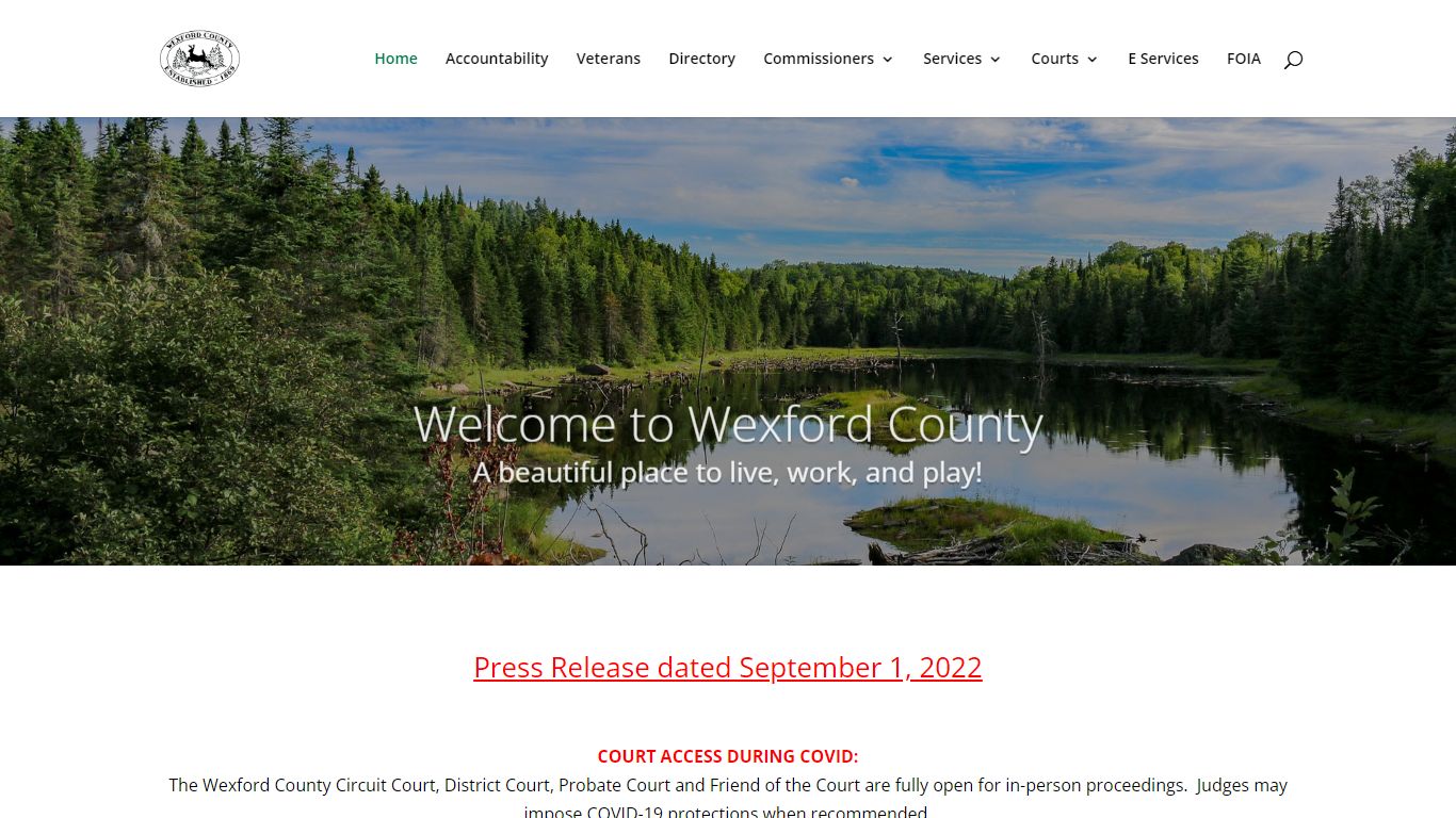 Wexford County Michigan | Welcome to Wexford County Michigan.